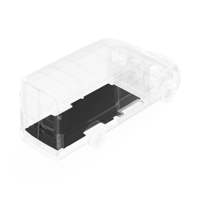 LEGEND AutoMat Bar without Sills Ford Transit 148" Wheelbase Cargo Van 1 Pc - Single Side Door Model 742-043-7321