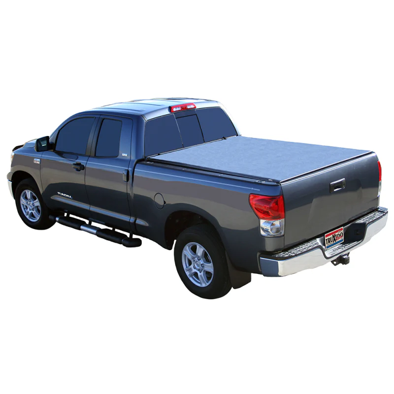 Truxedo Deuce Tonneau Cover - Black - 2007-2021 Toyota Tundra 8' Bed with Deck Rail System Model 746801