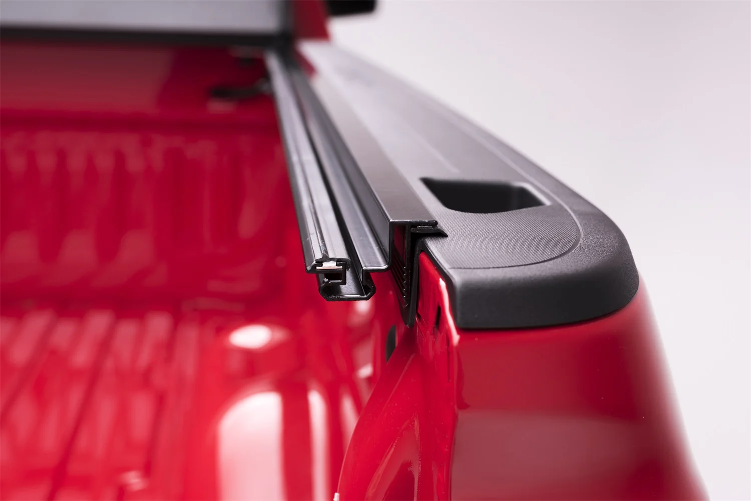 BAK BAKFlip F1 Hard Folding Truck Bed Cover - Rails Mounted Low Enough To Use Standard C Clamps - 88-13 Chevy/GMC C/K Pickup/Chevy Silverado/GMC Sierra 1500/1988-2014 2500 HD/3500 HD 6' 6" Bed Model 772101 - Image 3