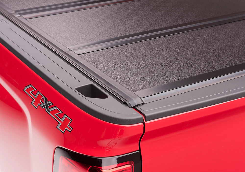 BAK BAKFlip F1 Hard Folding Truck Bed Cover - Rails Mounted Low Enough To Use Standard C Clamps - 88-13 Chevy/GMC C/K Pickup/Chevy Silverado/GMC Sierra 1500/1988-2014 2500 HD/3500 HD 6' 6" Bed Model 772101 - Image 4