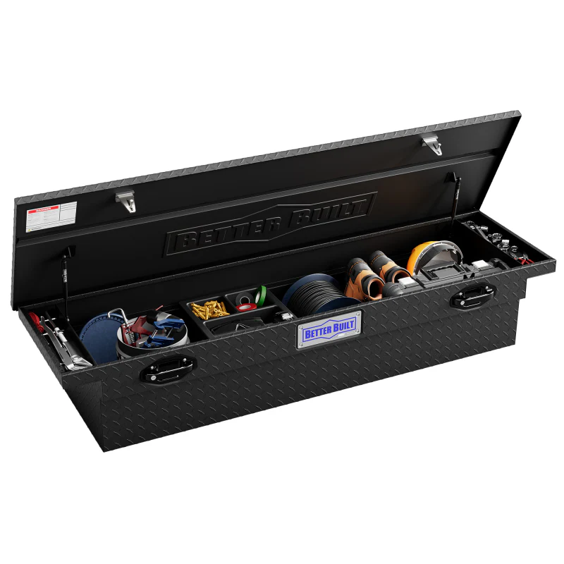 Better Built 69" Matte Black Aluminum Low Profile Crossover Tool Box Model 79211099 - Image 4