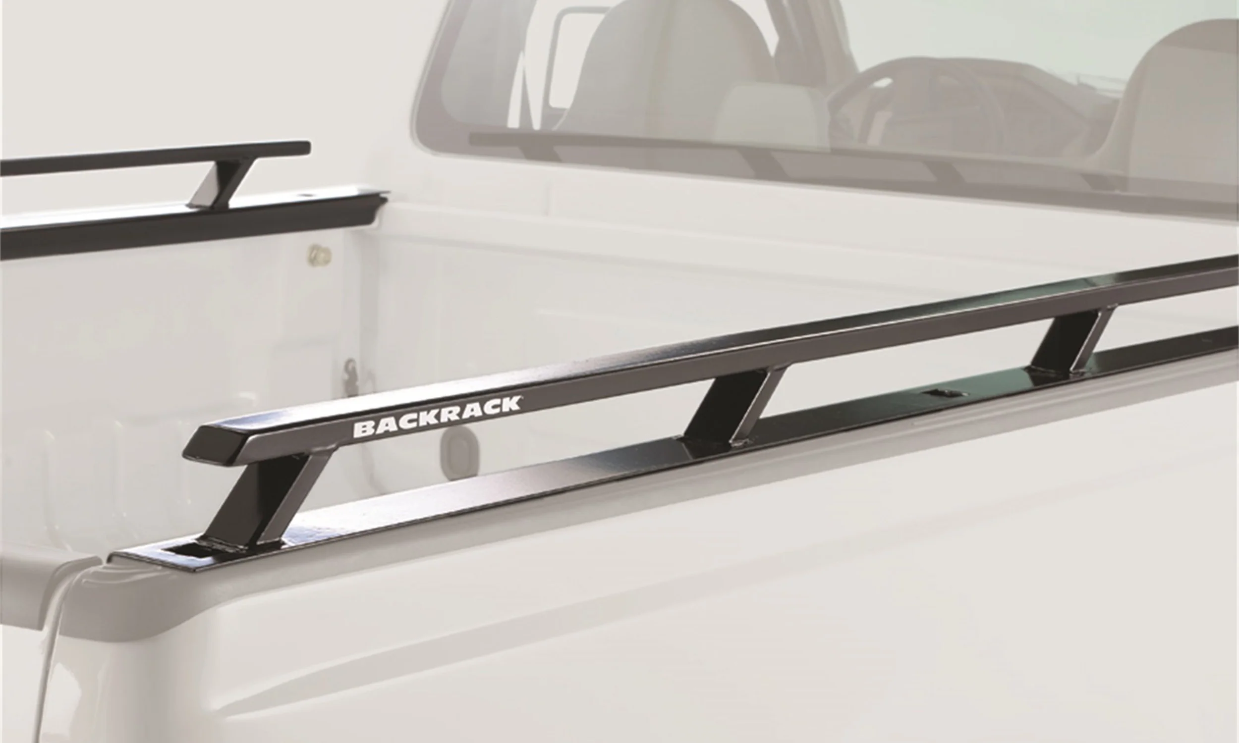 BACKRACK Side Rails Standard; 8.2 Ft. Bed; 17-22 Ford SuperDuty Aluminum Body Model 80521