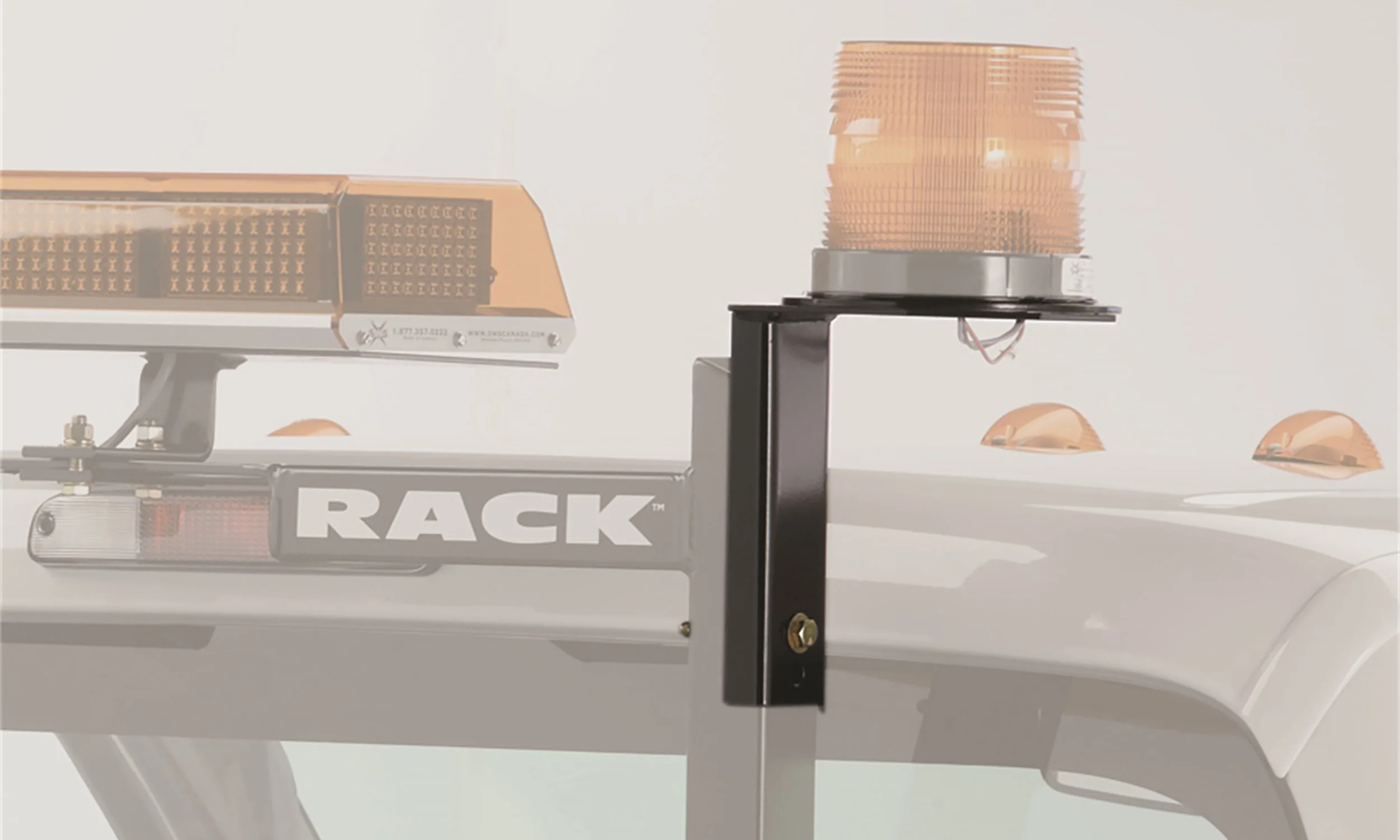BACKRACK Utility Light Bracket; Universal; 6.5 In. Base, Passenger Side Model 81003