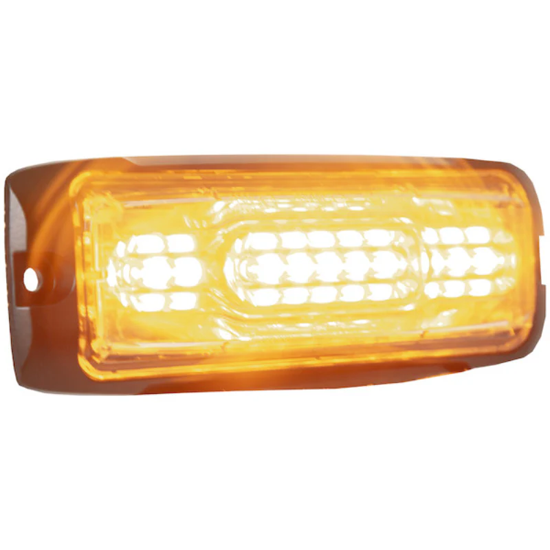 Buyers Products 5 Inch Ultra Thin Wide Angle Rectangular LED Amber Strobe Light Series Model 8890300