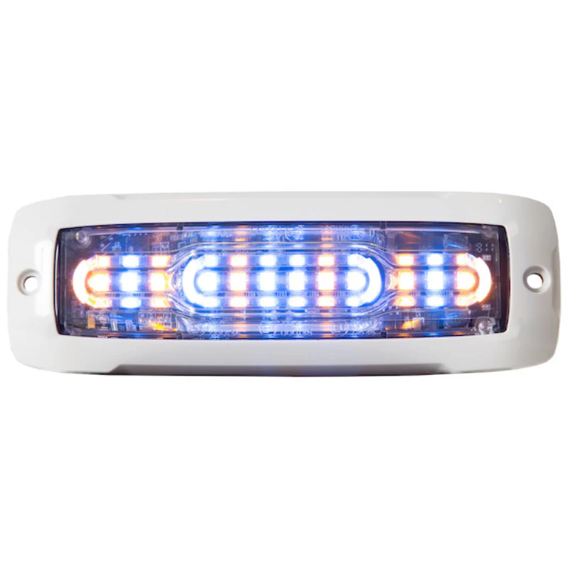 Buyers Products 5 Inch Ultra Thin Wide Angle Rectangular LED Amber/Blue Strobe Light Series Model 8890308 - Image 3