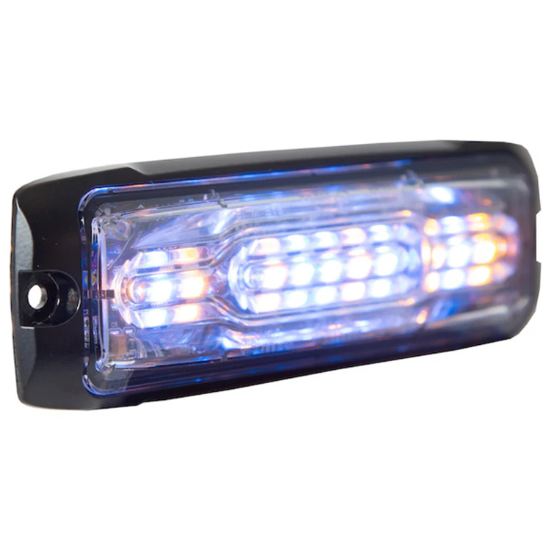 Buyers Products 5 Inch Ultra Thin Wide Angle Rectangular LED Amber/Blue Strobe Light Series Model 8890308 - Image 5