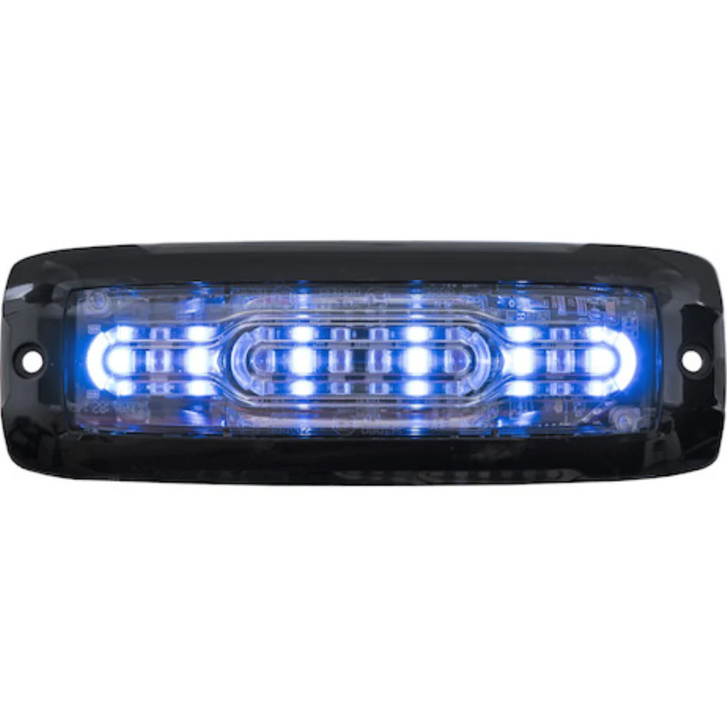 Buyers Products 5 Inch Ultra Thin Wide Angle Rectangular LED Amber/Blue Strobe Light Series Model 8890308 - Image 6