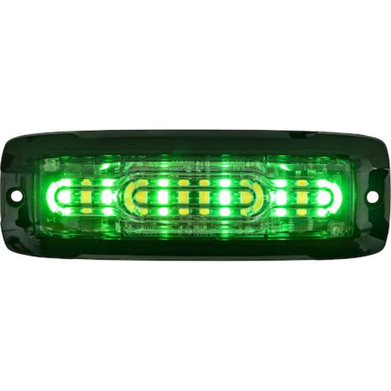 Buyers Products 5 Inch Ultra Thin Wide Angle Rectangular LED Amber/Green Strobe Light Series Model 8890310 - Image 3