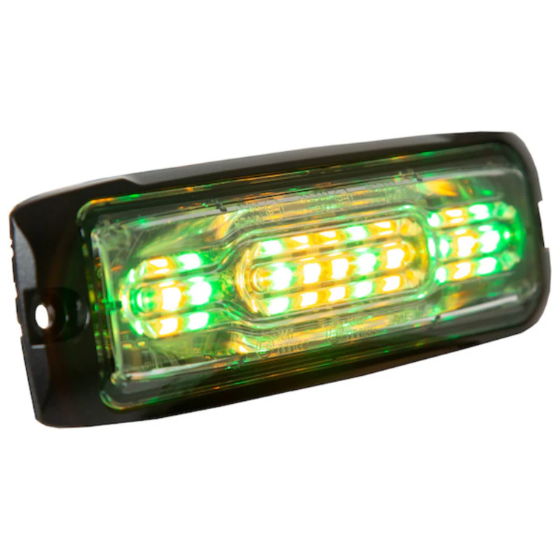 Buyers Products 5 Inch Ultra Thin Wide Angle Rectangular LED Amber/Green Strobe Light Series Model 8890310 - Image 4
