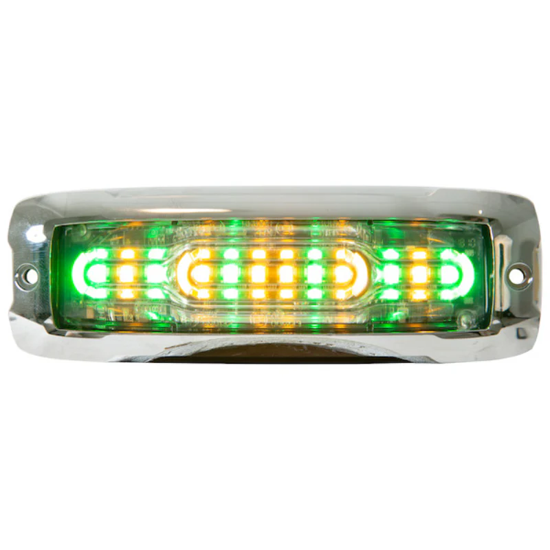 Buyers Products 5 Inch Ultra Thin Wide Angle Rectangular LED Amber/Green Strobe Light Series Model 8890310 - Image 5