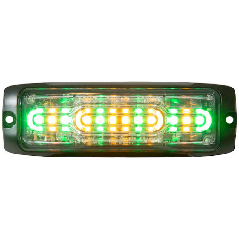Buyers Products 5 Inch Ultra Thin Wide Angle Rectangular LED Amber/Green Strobe Light Series Model 8890310 - Image 6