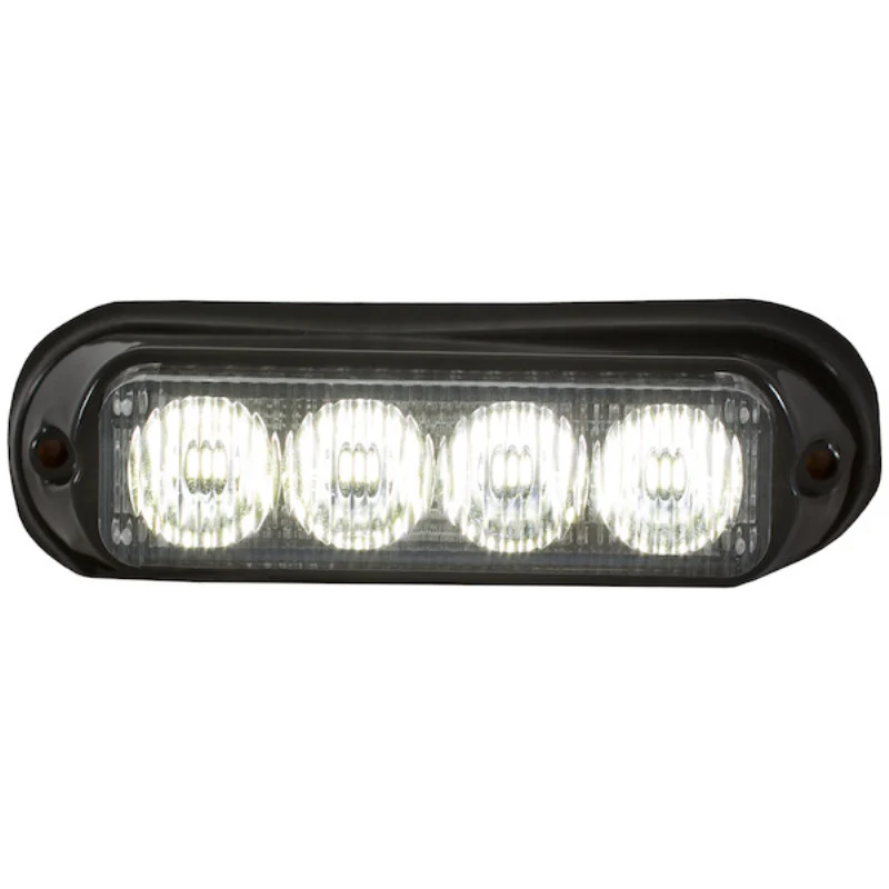 Buyers Products 5 Inch Raised Rectangular LED Clear Mini Strobe Light Series Model 8891131 - Image 3