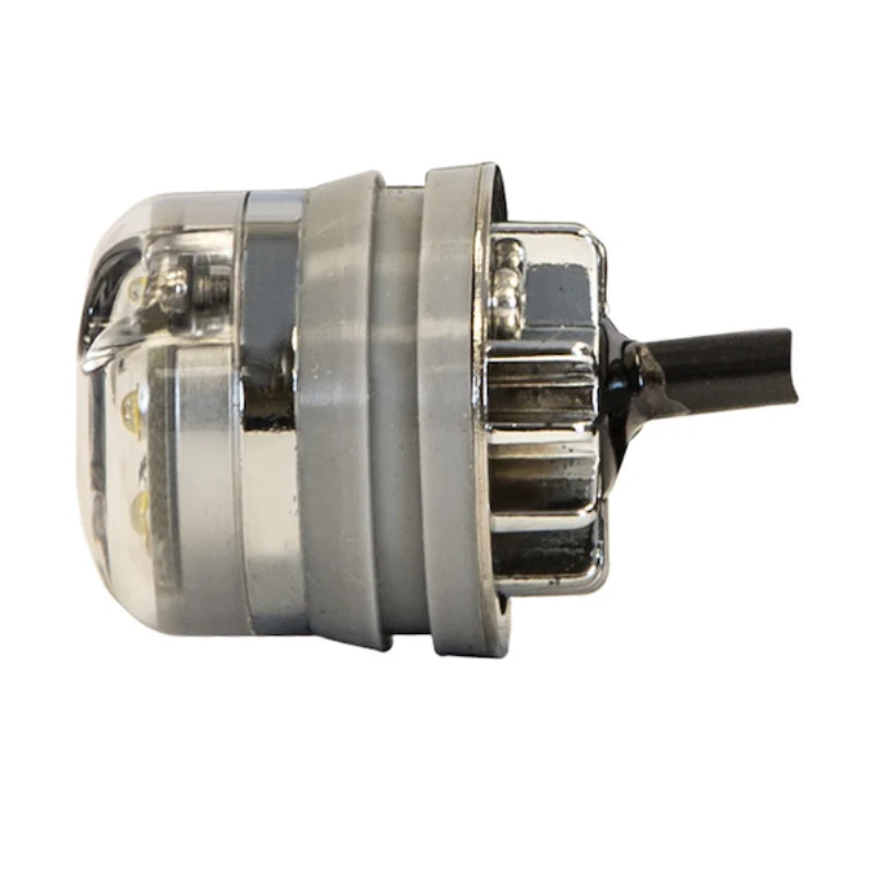 Buyers Products 1 Inch Push-On Hideaway Round LED Clear Strobe Kit with In-Line Flashers Model 8891325 - Image 4