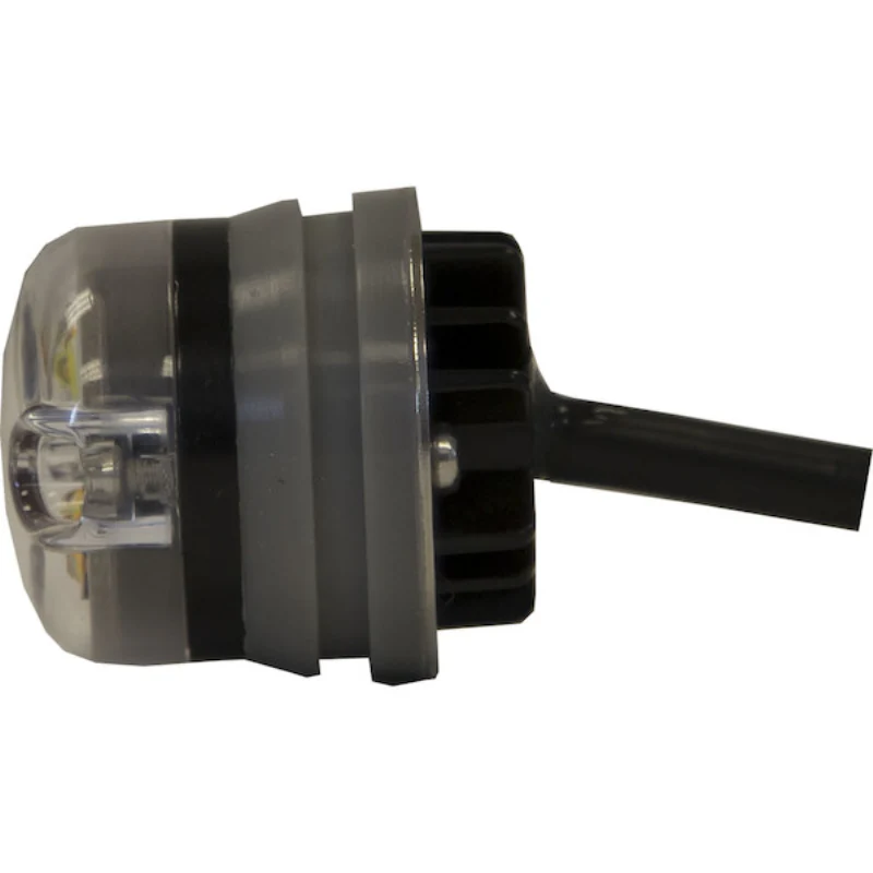 Buyers Products 1 Inch Push-On Hideaway Round LED Amber/Clear Strobe Kit with In-Line Flashers Model 8891327 - Image 7