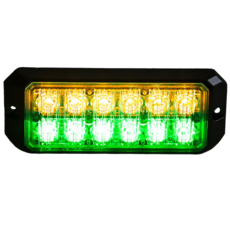 Buyers Products 5 Inch Dual Row LED Amber/Green Strobe Light Series Model 8891709