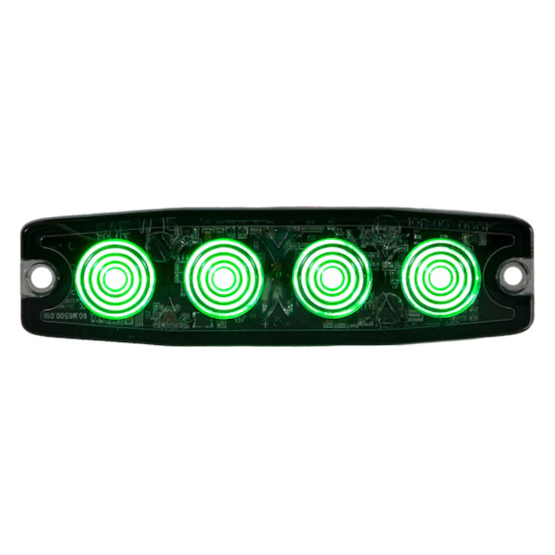 Buyers Products 4.5 Inch Ultra Thin Rectangular LED Green Strobe Light Series Model 8892249