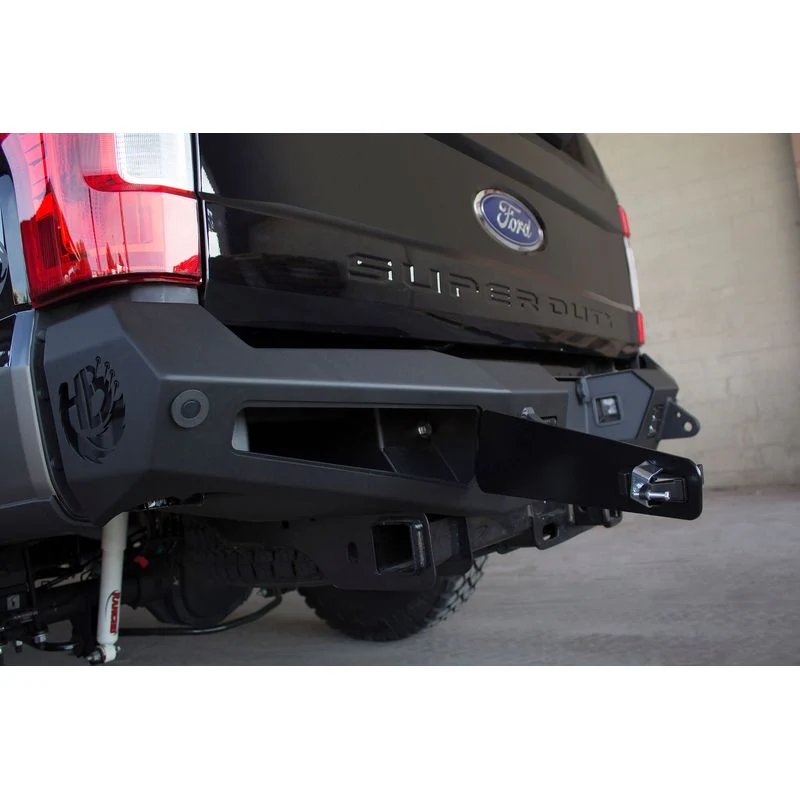 Addictive Desert Designs 17 - 19 Ford Super Duty HoneyBadger Rear Bumper Model R167301280103 - Image 4