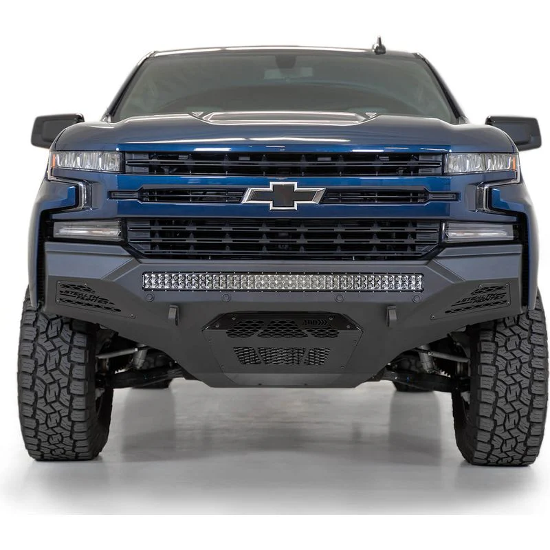 Addictive Desert Designs 19 - 22 Chevy Silverado 1500 Stealth Fighter Front Bumper Model F441763030103 - Image 2