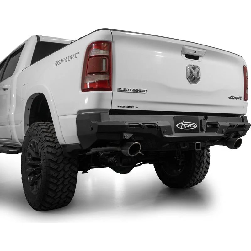 Addictive Desert Designs 19-24 RAM 1500 Black Label Rear Bumper Model R55020NA0103 - Image 9