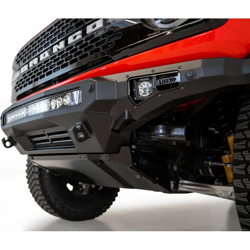 Addictive Desert Designs 21 - 23 Ford Bronco Stealth Fighter Front Bumper Model F230142210103 - Image 9