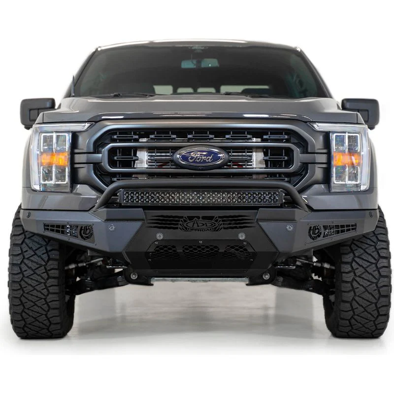 Addictive Desert Designs 21 - 23 Ford F-150 HoneyBadger Front Bumper Model F197431040103