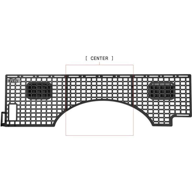 Addictive Desert Designs 23 Ford Super Duty Bed Side Molle Panels Passenger Full Kit Model AC8103301NA - Image 22