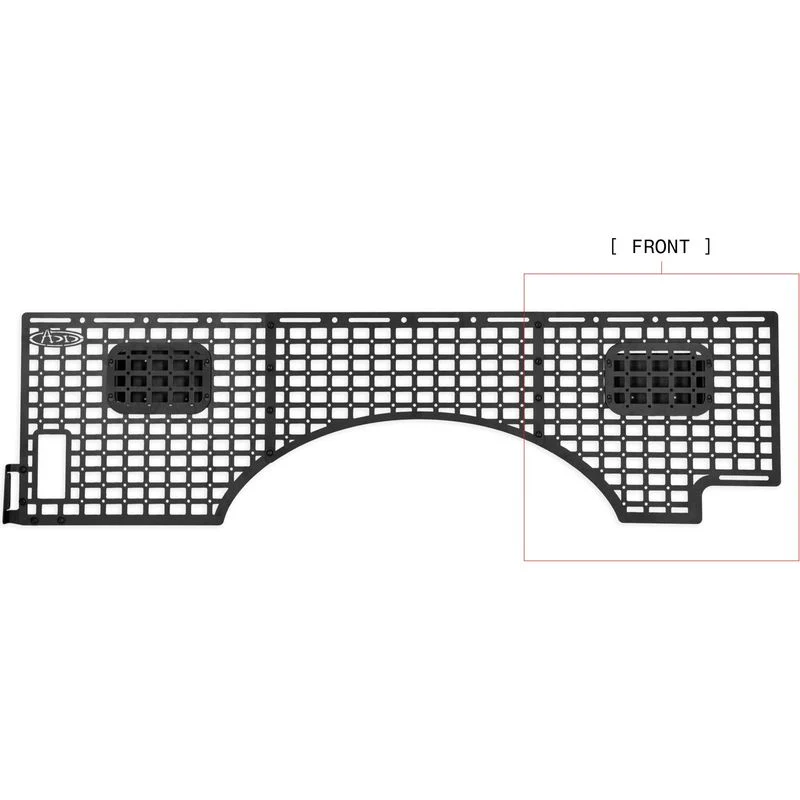 Addictive Desert Designs 23 Ford Super Duty Bed Side Molle Panels Passenger Full Kit Model AC8103301NA - Image 23