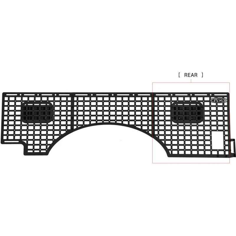 Addictive Desert Designs 23 Ford Super Duty Bed Side Molle Panels Passenger Full Kit Model AC8103301NA - Image 27
