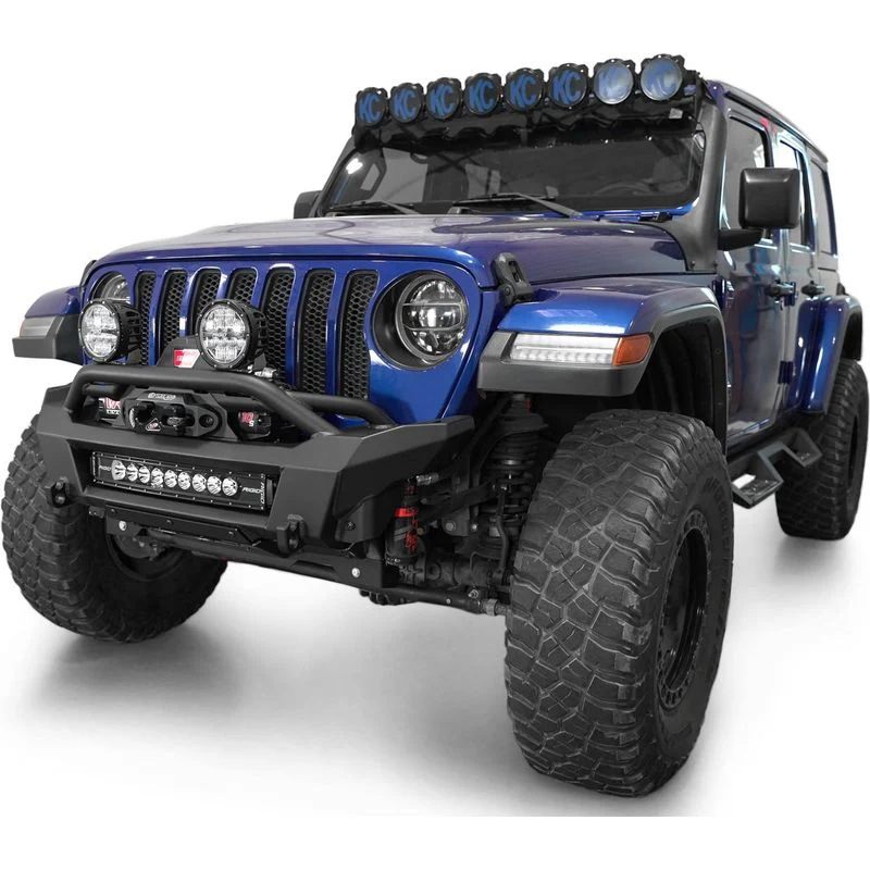 Addictive Desert Designs Jeep JL/JT Phantom Winch Stubby Front Bumper Model F980393070103 - Image 11