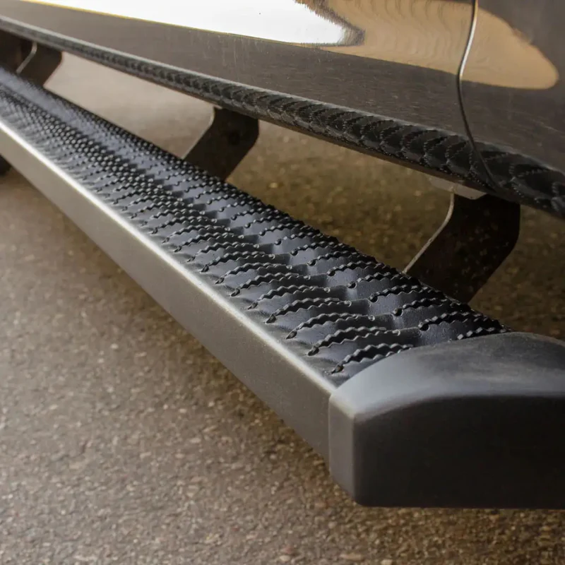 ARIES SlimGrip 5" x 78" Black Aluminum Running Boards, Fits Select Ford Ranger Model 2559052 - Image 2