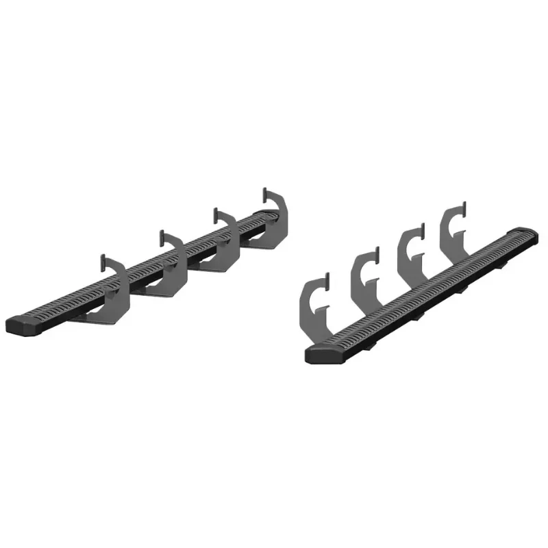 ARIES SlimGrip 5" x 88" Black Aluminum Running Boards, Fits Select Chevrolet Avalanche, Silverado, Suburban, Tahoe, GMC Sierra, Yukon Model 2559047