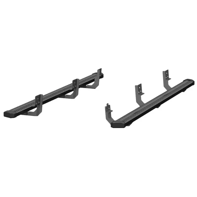 ARIES SlimGrip 5" x 88" Black Aluminum Running Boards, Fits Select RAM 1500, 2500, 3500, 4500, 5500 Model 2559006