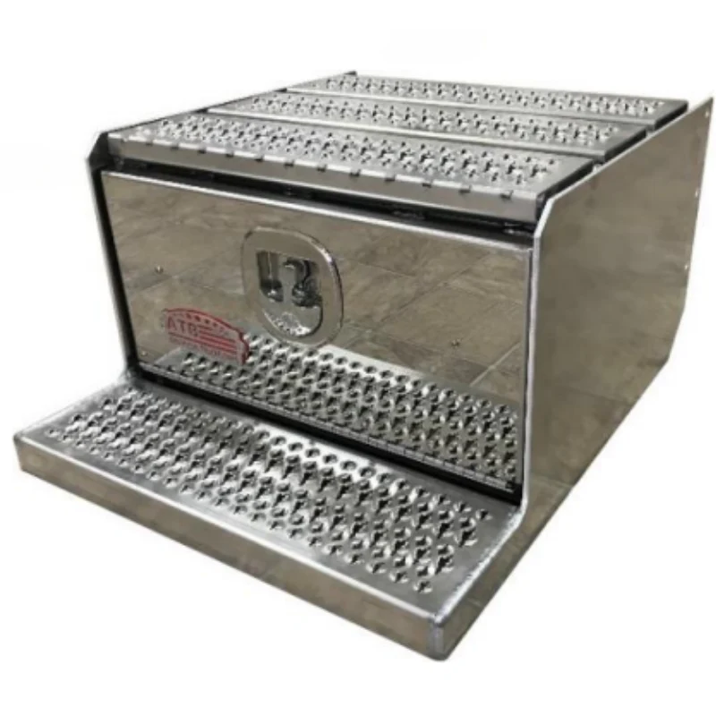 ATB Step Frame Box 15"H x 30"D x 24"W Single Drop and Bottom Open Door Model A-SF51S-153024D-M