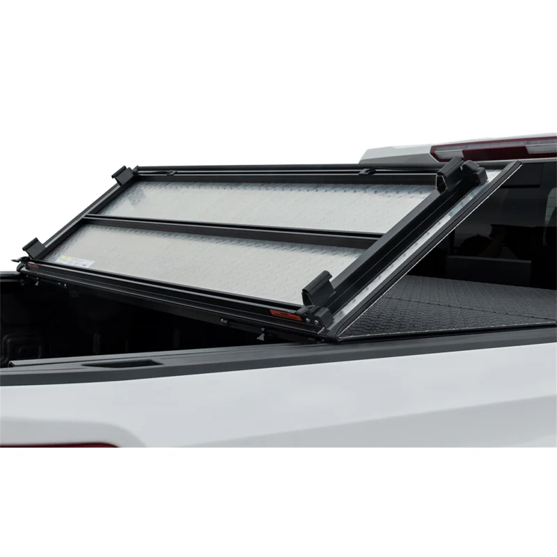 Access LOMAX™ Professional Series Tonneau Cover Diamond Plate Finish Split Rail Model B0020089 - Image 2