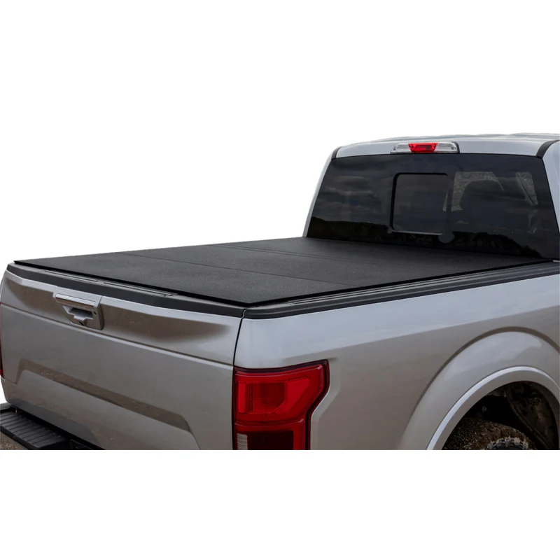 Access LOMAX™ Hard Tri-Fold Cover Black Urethane Finish Single Rail Model B3080019