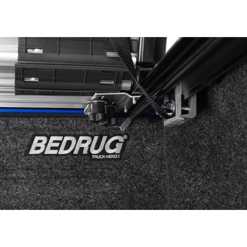Bak Industries Revolver X2 Hard Rolling Truck Bed Cover - Rail Mounts Near Top of Bed Rail - Rails Can Be Lowered Using Drop Down Brackets - 2024 Toyota Tacoma 6' 2" Bed Model 39447 - Image 10