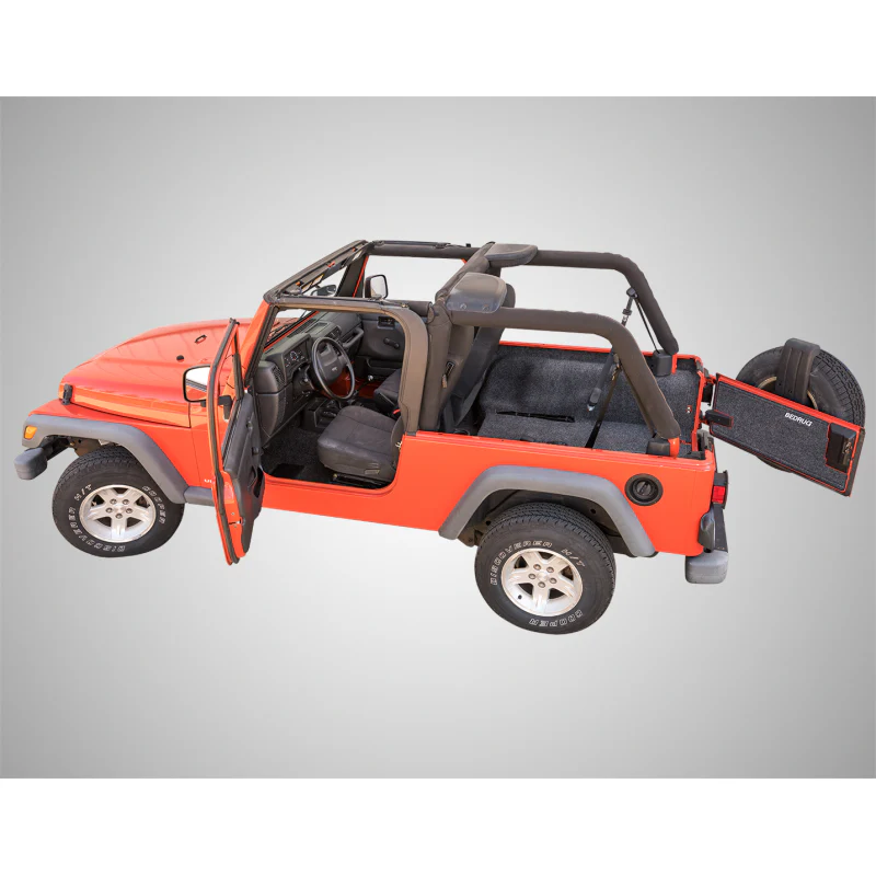 Bedrug Jeep Bedrug Rear 4Pc Cargo Kit (Inc Tlgte & Tub Liner) Model BRLJ04R - Image 5