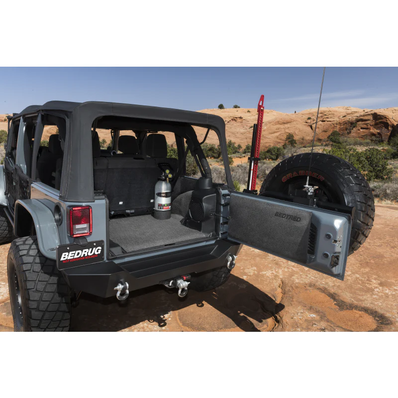 Bedrug Jeep Bedtred 4Dr Rear 5Pc Cargo Kit (Inc Tlgte & Tub Liner) Model BTJK11R4 - Image 7