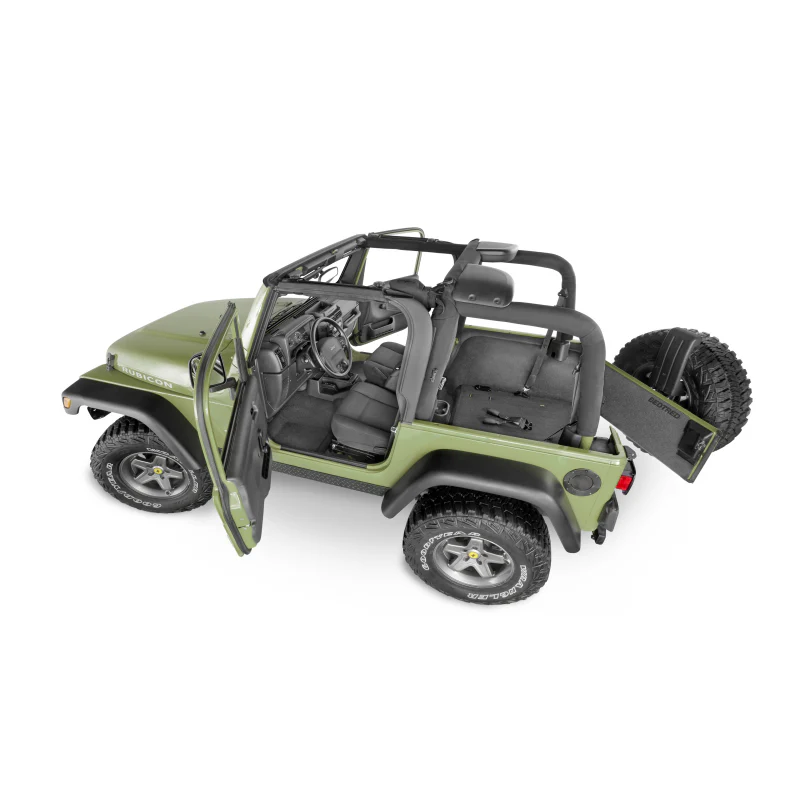 Bedrug Jeep Bedtred Front 3Pc Flr Kit (W Cntr Cnsl) Model BTTJ97F - Image 3