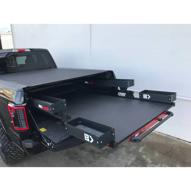 Bedslide BedBin Black Mini Kix 7 Inch X 18 Inch 2 pc Bin Kit Model BSA-MKB - Image 4