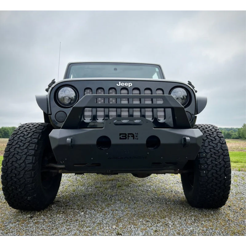 Body Armor 4x4 2007-2024 Jeep Wrangler Jk/Jl & Gladiator Jt Orion Stubby Front Bumper Model JP-19535 - Image 2