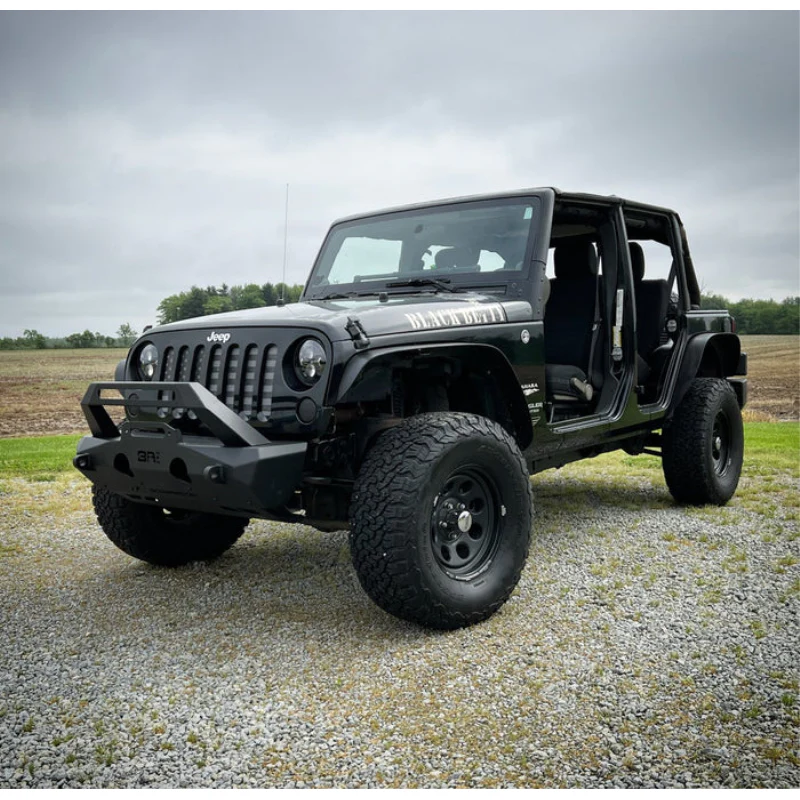 Body Armor 4x4 2007-2024 Jeep Wrangler Jk/Jl & Gladiator Jt Orion Stubby Front Bumper Model JP-19535 - Image 3