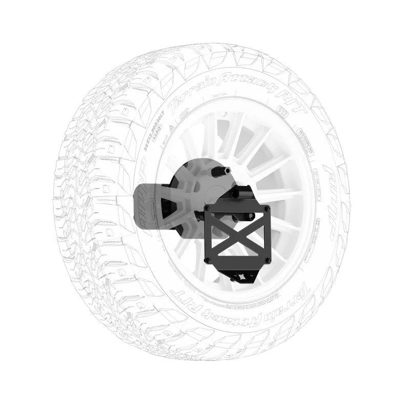 Body Armor 4x4 2016-2023 Toyota Tacoma/2010-2024 4Runner Pro Series II Tire Carrier W/License Plate Holder Model TY-2966 - Image 6