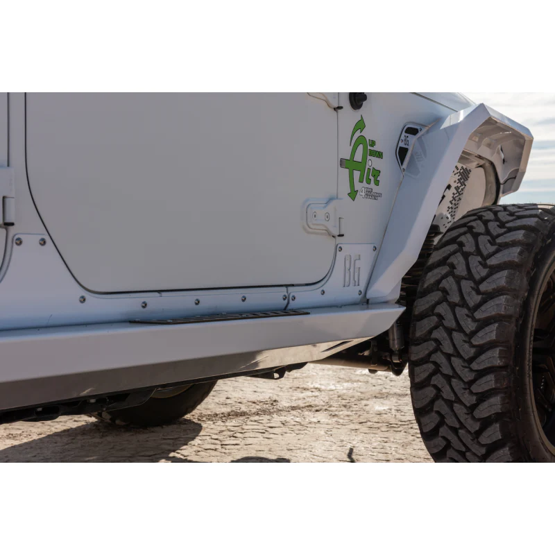 Bodyguard Rock Sliders 4 Door Bare Metal Model LPF21MB - Image 3