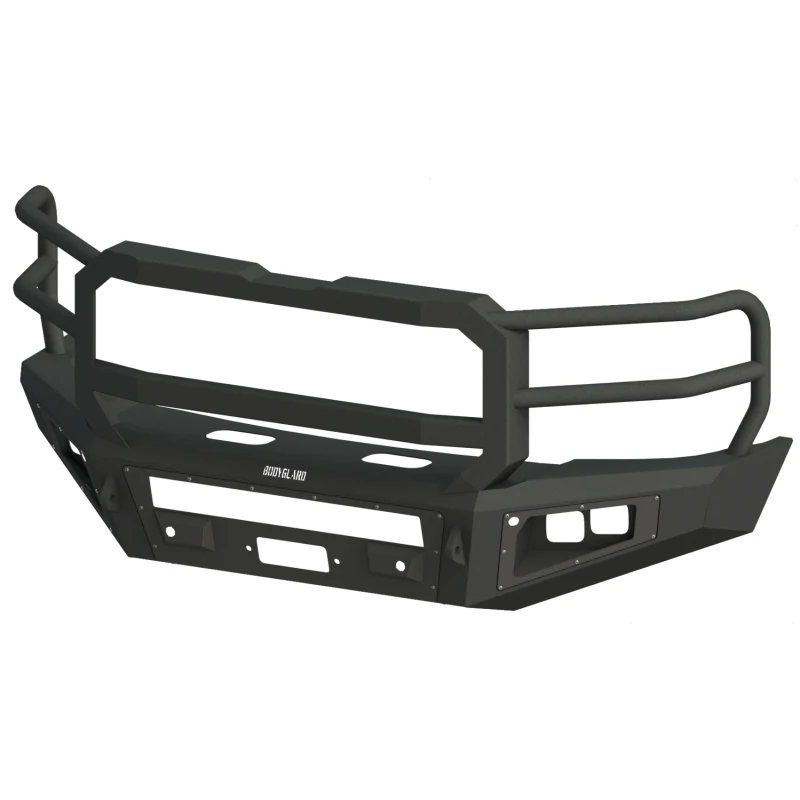 Bodyguard A2 Front Extreme - ACC Compatible W/O Sensor Cutouts W/ Mesh Grille With Camera Harness Texture Black Power Coat Model CEF17BNTMH