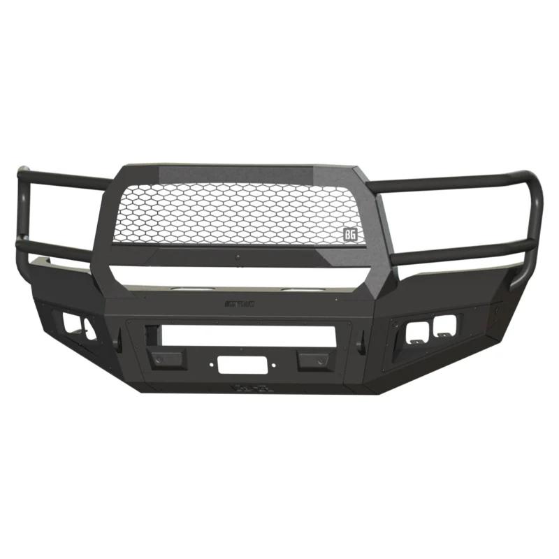 Bodyguard A2 Front Extreme - Sensor Cutouts W/ Mesh Grille No Camera Harness Texture Black Powder Coat Model CER19BYTMN