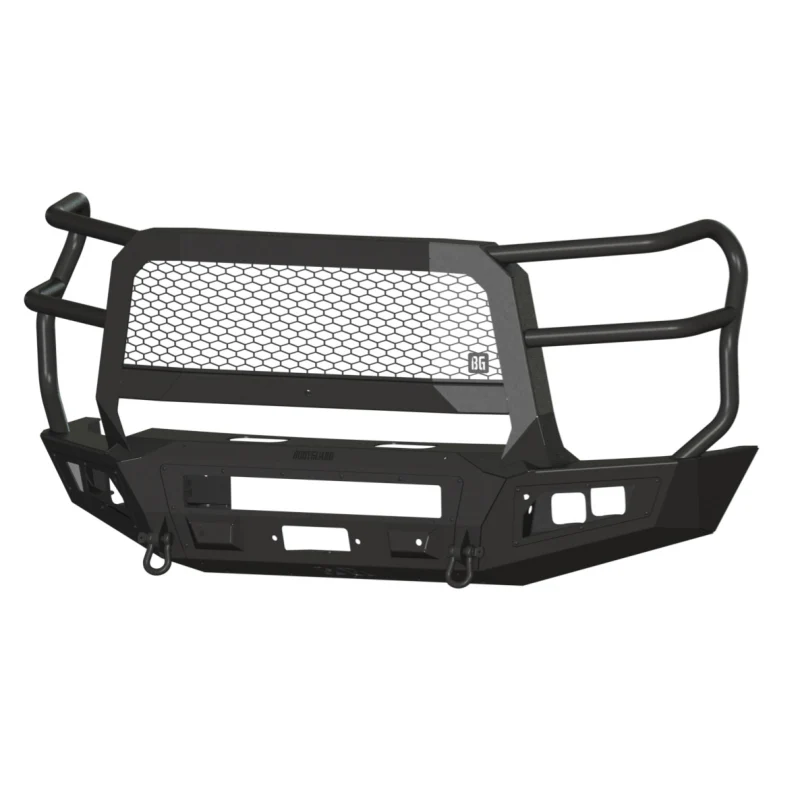 Bodyguard A2 Front Extreme - Sensor Cutouts W/ Mesh Grille With Camera Harness Texture Black Powder Coat Model CEC24BYTMH