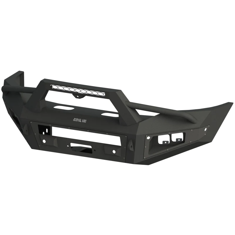 Bodyguard A2 Front Sport - Sensor Cutouts W/O Mesh Grille With Camera Harness + Pod Bare Metal Model CCR19DYBNB