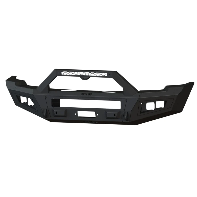 Bodyguard A2 Front Sport - W/O Sensor Cutouts W/O Mesh Grille With Camera Harness + Pod Bare Metal Model CCG24BNBNB