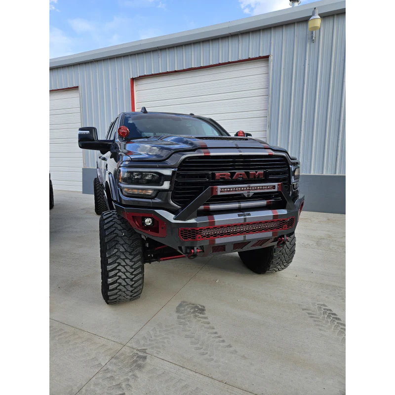 Bodyguard A2 Front Sport - W/O Sensor Cutouts W/O Mesh Grille With Camera Harness + Pod Bare Metal Model CCR19BNBNB - Image 2